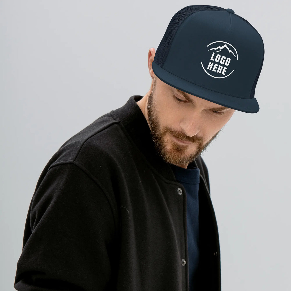 Custom Men's Yupoong Printed Trucker Hat - Arklavo