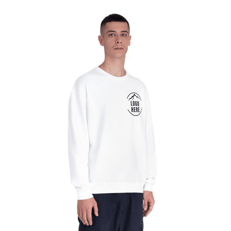 Custom Men's Jerzees Printed Fleece Crewneck Sweatshirt - Arklavo