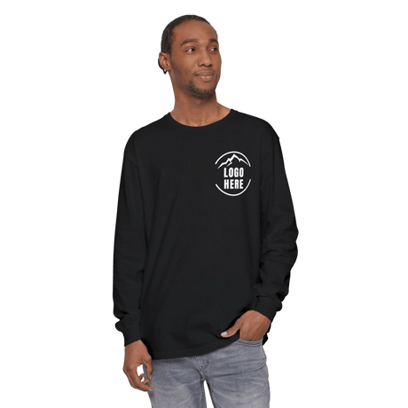 Custom Men's Comfort Colors Printed Garment - Dyed Long Sleeve T-Shirt - Arklavo