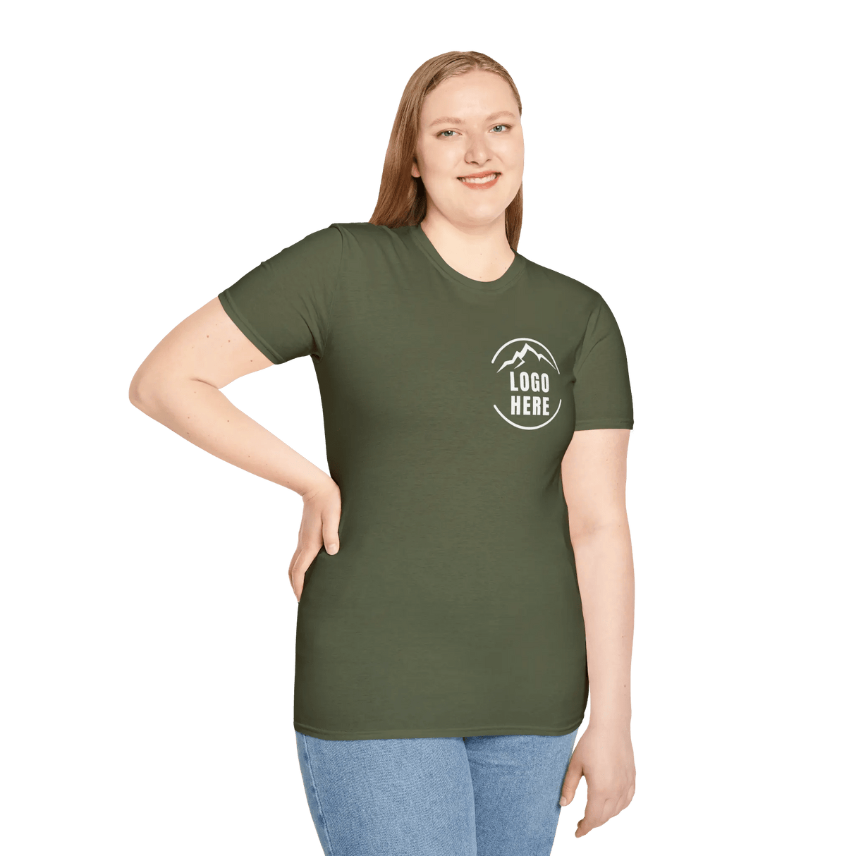 Custom Women's Gildan Printed Cotton T-Shirt - Arklavo