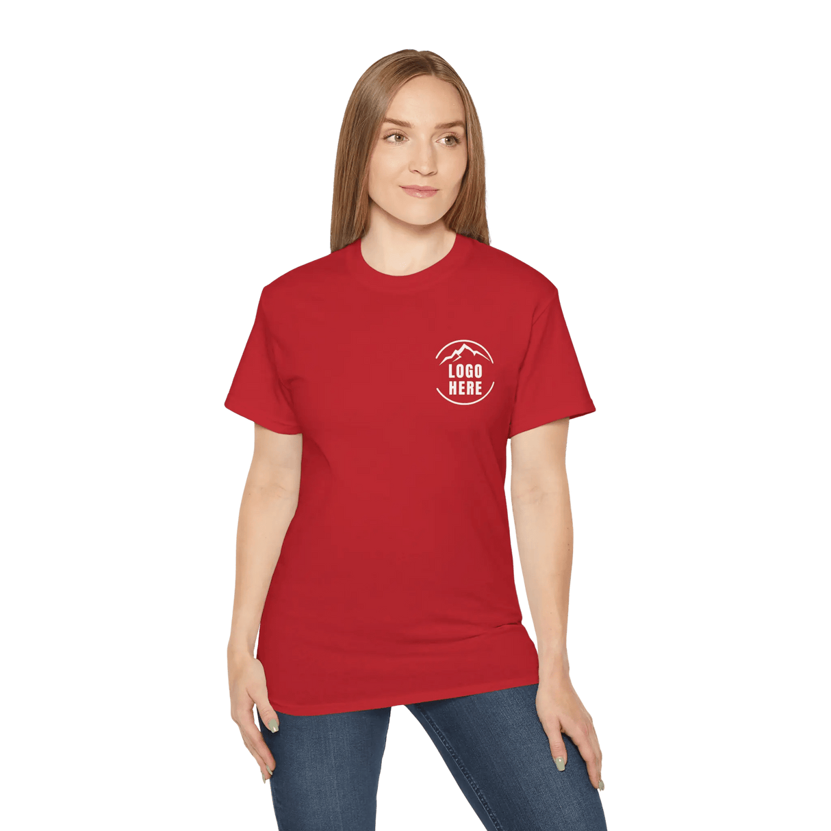 Custom Women's Gildan Printed Heavyweight Cotton T-Shirt - Arklavo
