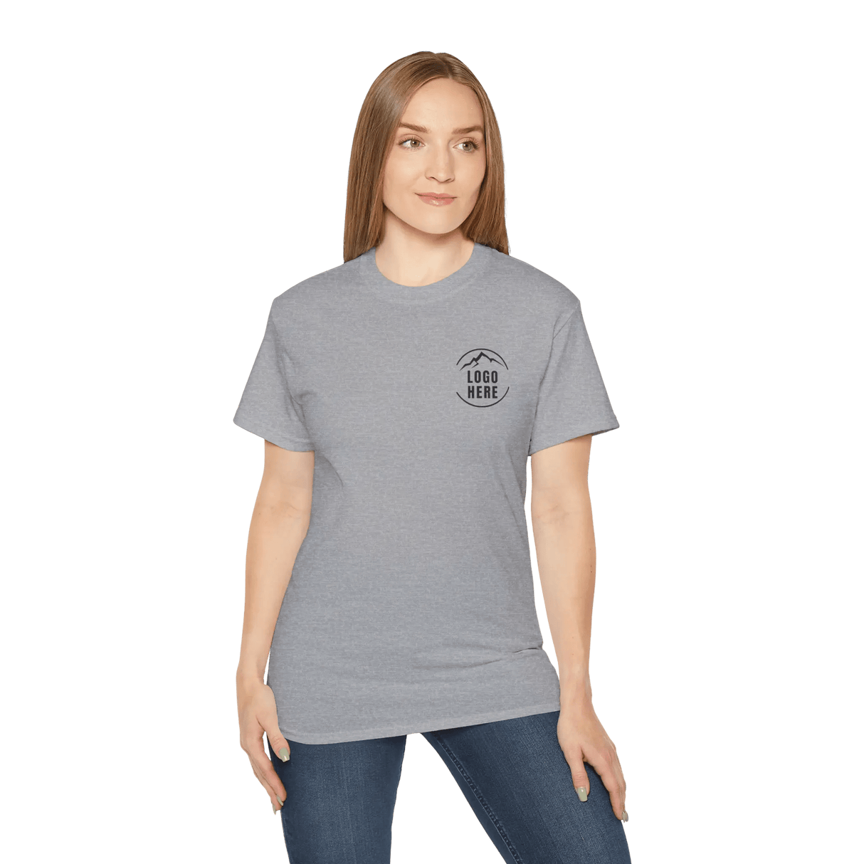 Custom Women's Gildan Printed Heavyweight Cotton T-Shirt - Arklavo
