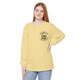 Custom Women's Comfort Colors Printed Garment - Dyed Long Sleeve T-Shirt - Arklavo