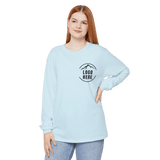 Custom Women's Comfort Colors Printed Garment - Dyed Long Sleeve T-Shirt - Arklavo