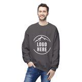 Custom Men's Gildan Printed Ringspun Crewneck Sweatshirt - Arklavo