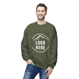 Custom Men's Gildan Printed Ringspun Crewneck Sweatshirt - Arklavo