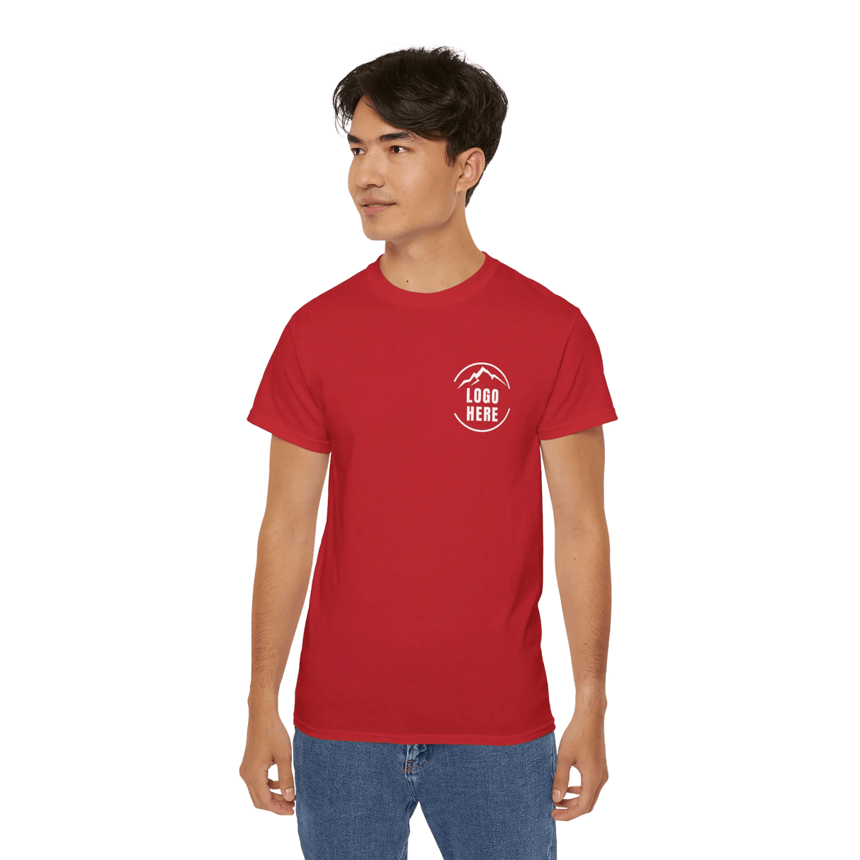 Custom Men's Gildan Printed Heavyweight Cotton T-Shirt - Arklavo
