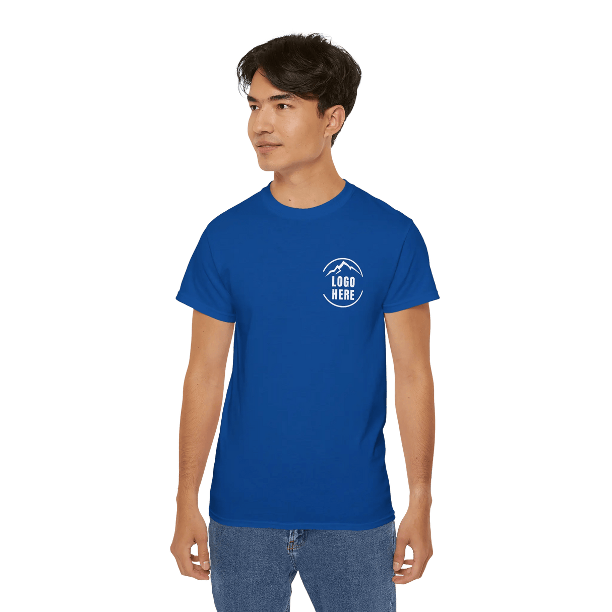 Custom Men's Gildan Printed Heavyweight Cotton T-Shirt - Arklavo