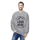 Custom Men's Gildan Printed Ringspun Crewneck Sweatshirt - Arklavo