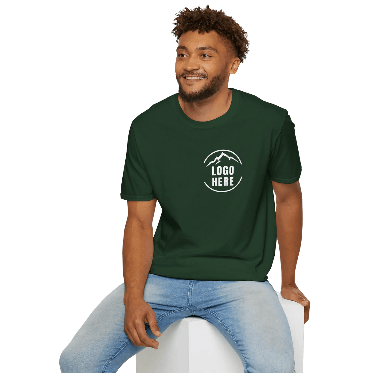 Custom Men's Gildan Printed Lightweight Cotton T-Shirt - Arklavo