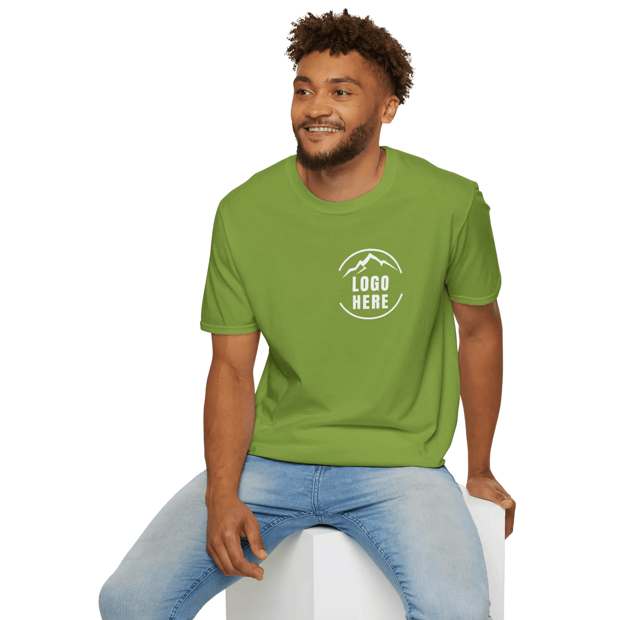 Custom Men's Gildan Printed Lightweight Cotton T-Shirt - Arklavo