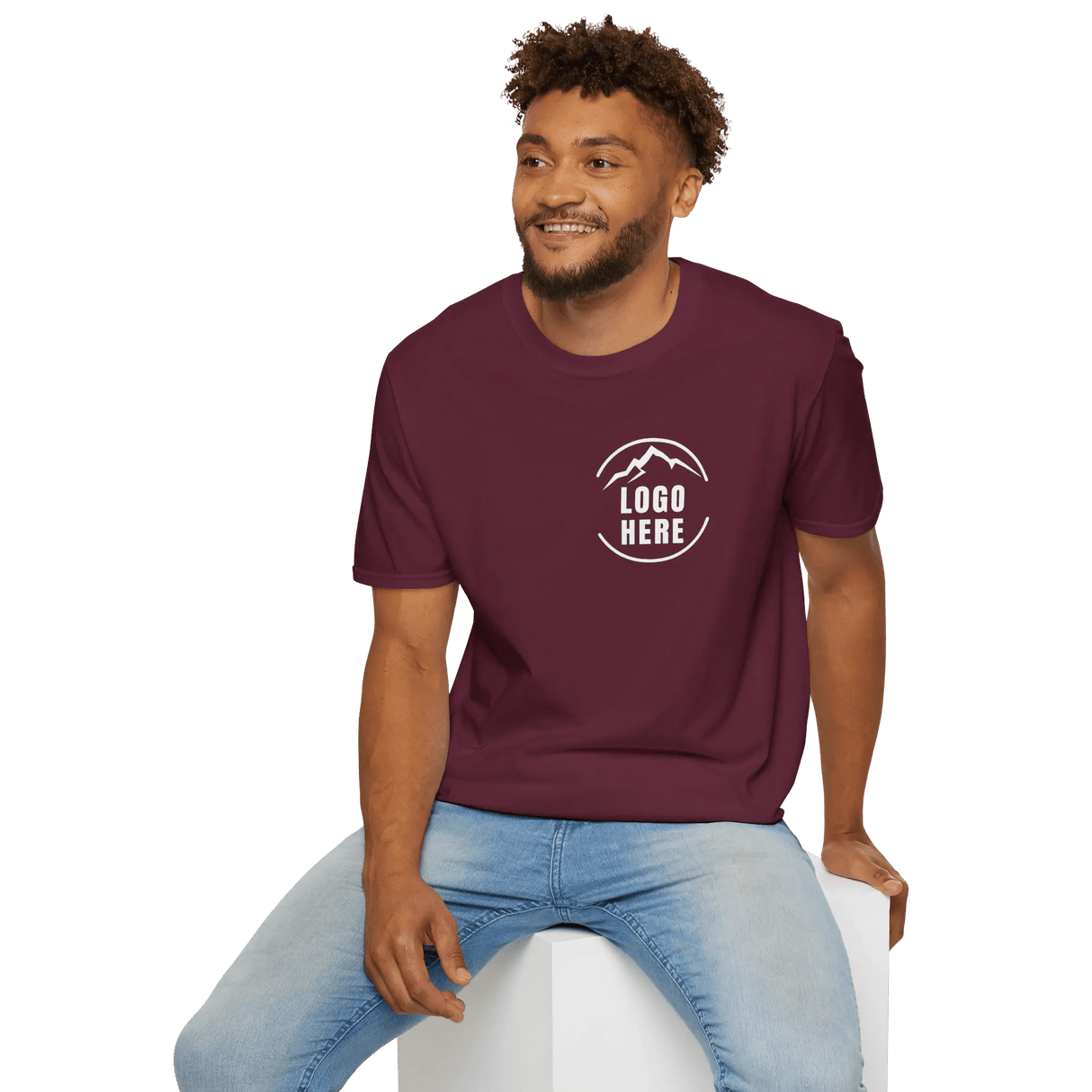 Custom Men's Gildan Printed Lightweight Cotton T-Shirt - Arklavo