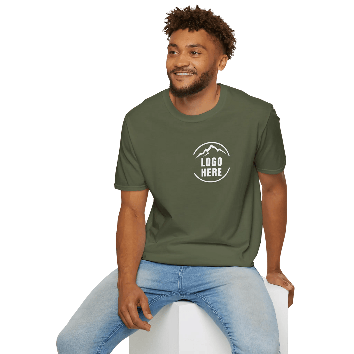 Custom Men's Gildan Printed Lightweight Cotton T-Shirt - Arklavo