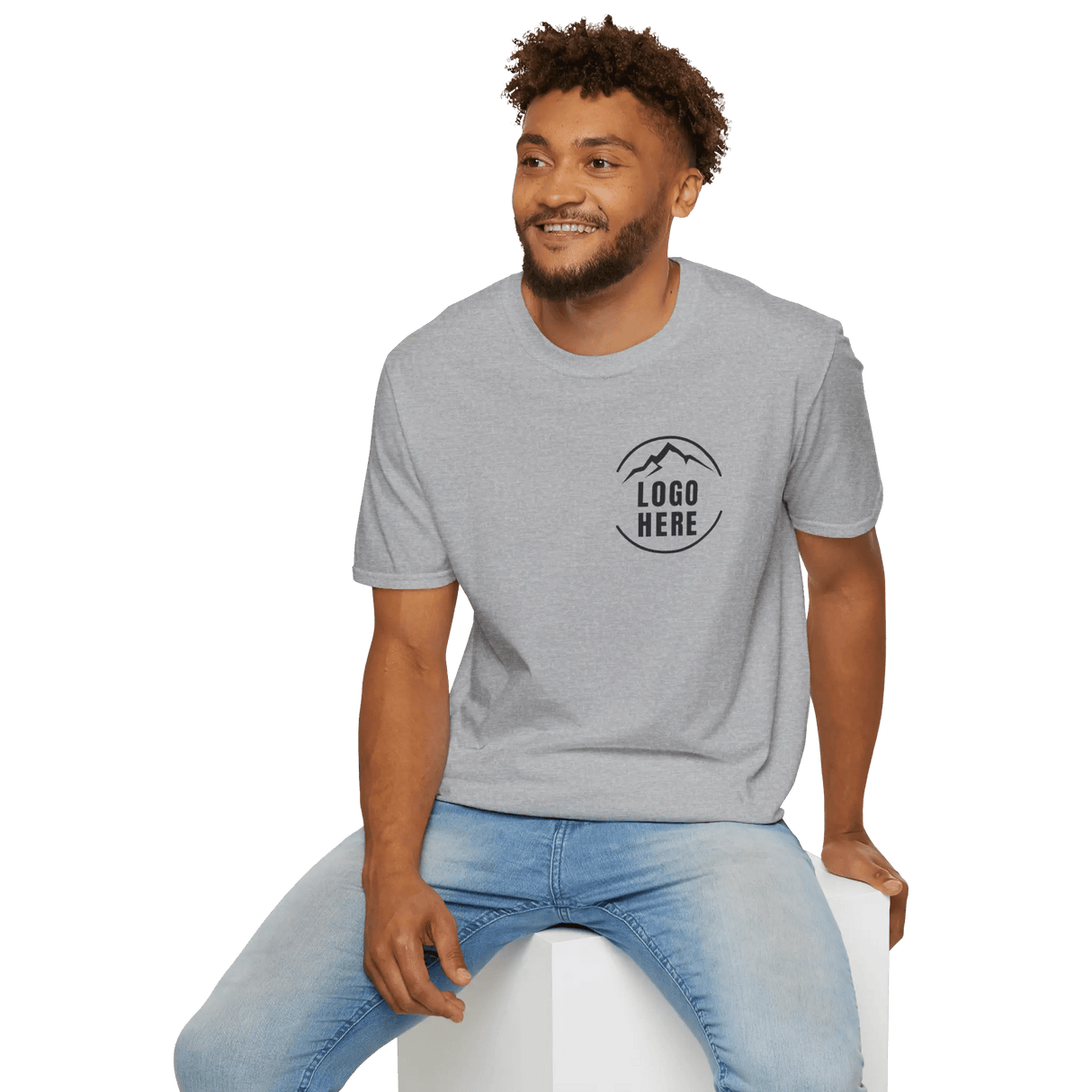Custom Men's Gildan Printed Lightweight Cotton T-Shirt - Arklavo