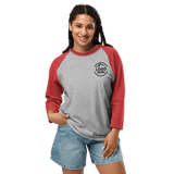 Custom Women's Tultex Embroidered Raglan Baseball Shirt - Arklavo