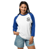 Custom Women's Tultex Embroidered Raglan Baseball Shirt - Arklavo