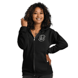 Custom Women's Gildan Embroidered Heavyweight Zip Hoodie - Arklavo