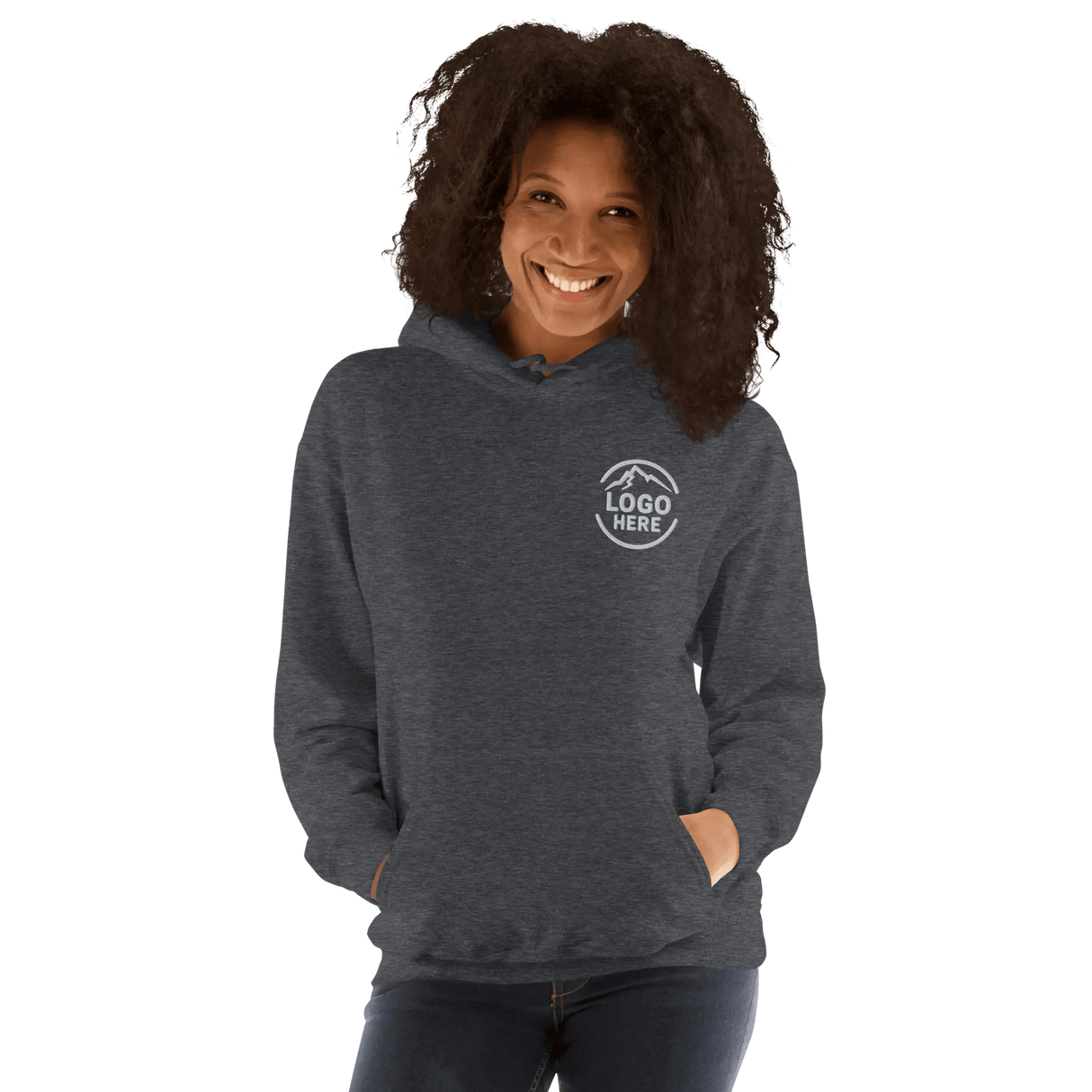 Custom Women's Gildan Embroidered Pullover Hoodie - Arklavo