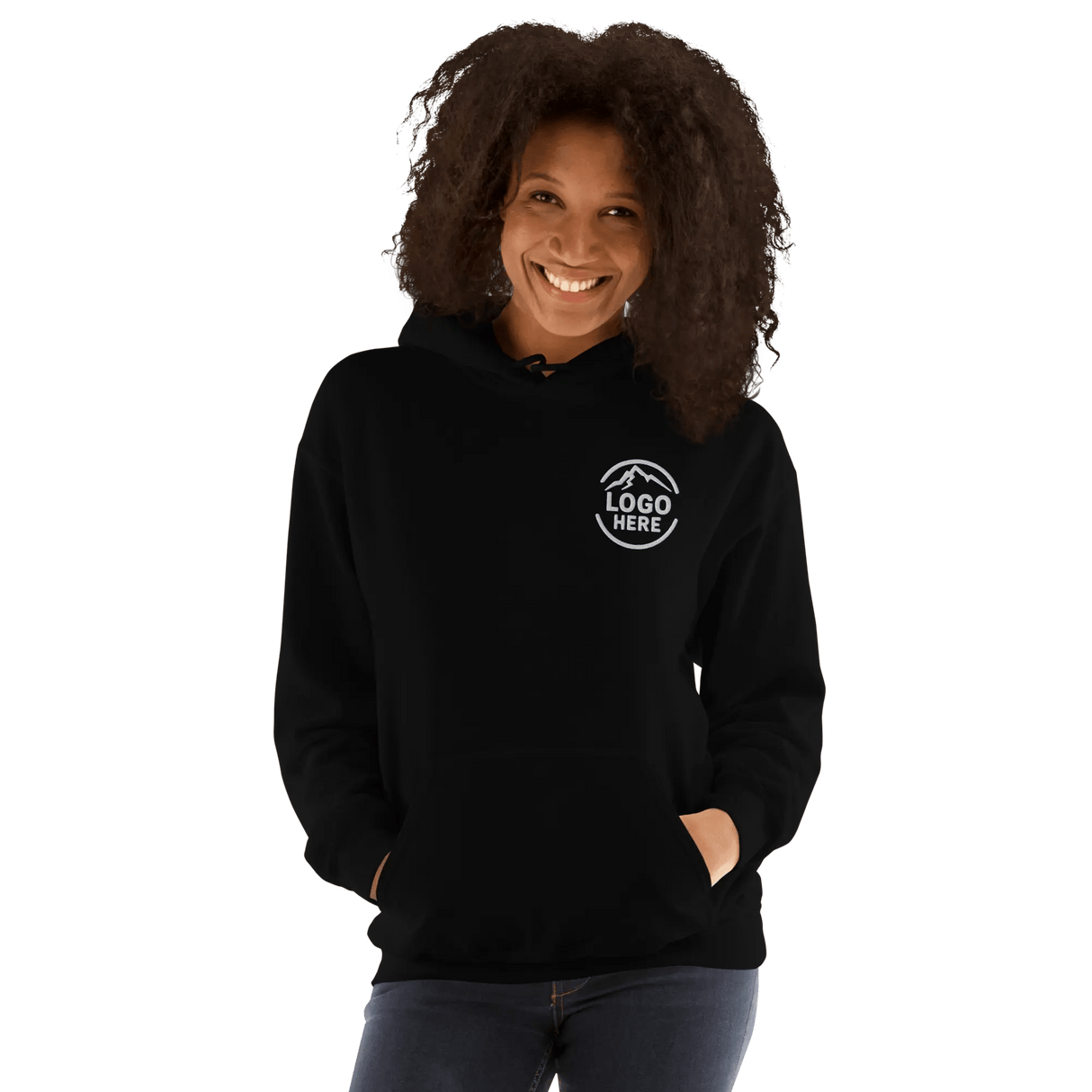 Custom Women's Gildan Embroidered Pullover Hoodie - Arklavo