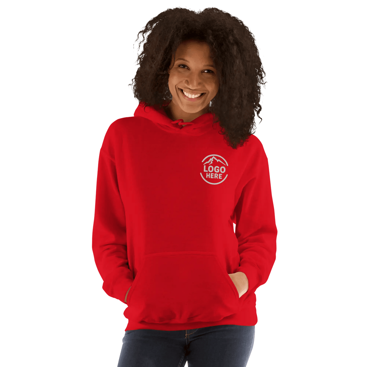Custom Women's Gildan Embroidered Pullover Hoodie - Arklavo