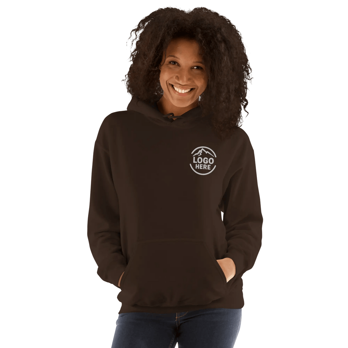 Custom Women's Gildan Embroidered Pullover Hoodie - Arklavo