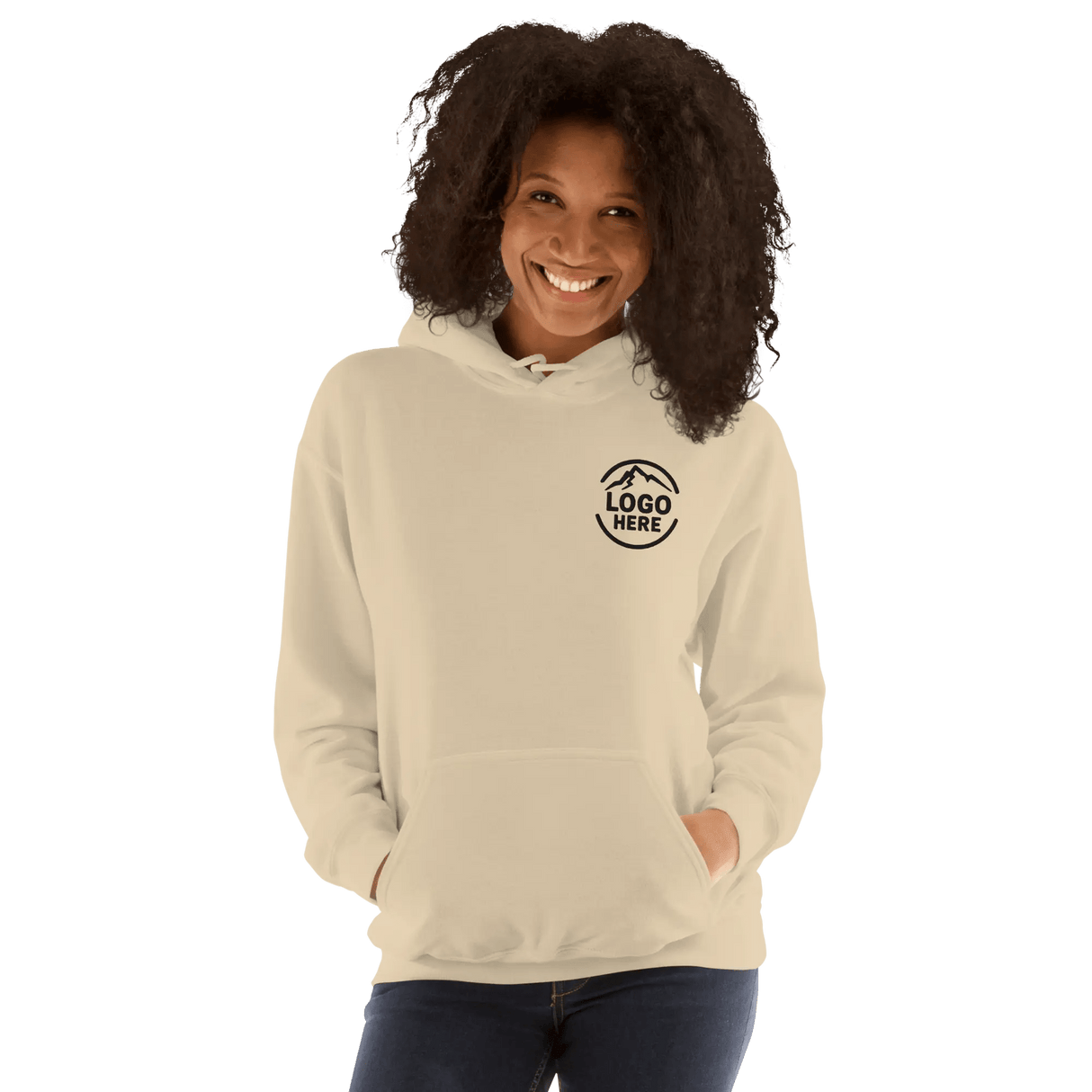 Custom Women's Gildan Embroidered Pullover Hoodie - Arklavo