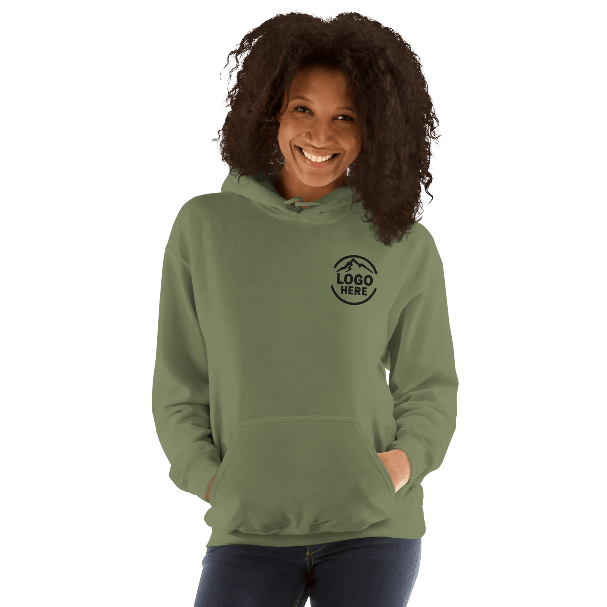 Custom Women's Gildan Embroidered Pullover Hoodie - Arklavo