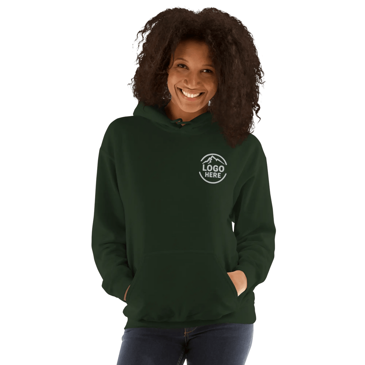 Custom Women's Gildan Embroidered Pullover Hoodie - Arklavo