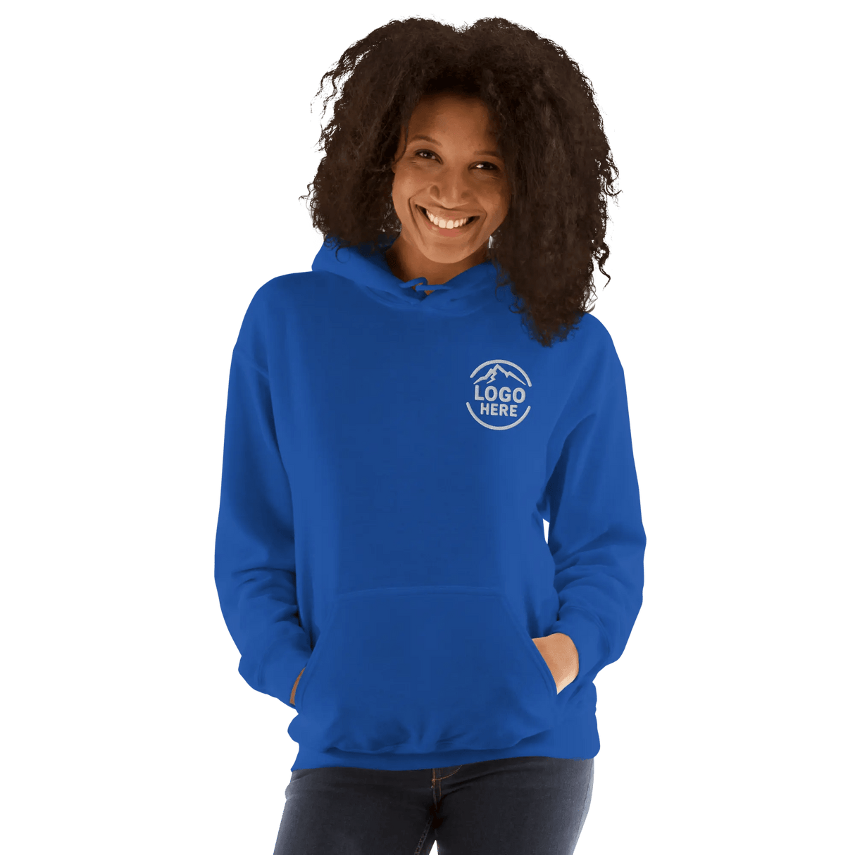 Custom Women's Gildan Embroidered Pullover Hoodie - Arklavo