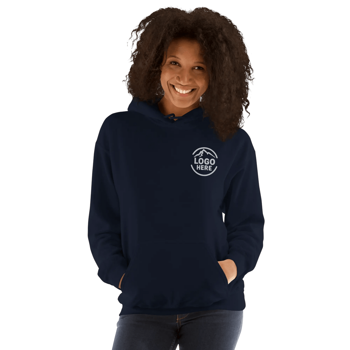 Custom Women's Gildan Embroidered Pullover Hoodie - Arklavo
