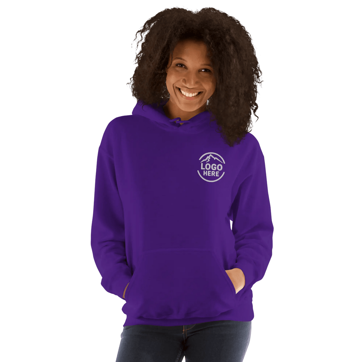 Custom Women's Gildan Embroidered Pullover Hoodie - Arklavo