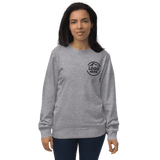 Custom Women's SOL'S Embroidered Organic Cotton Crewneck Sweatshirt - Arklavo