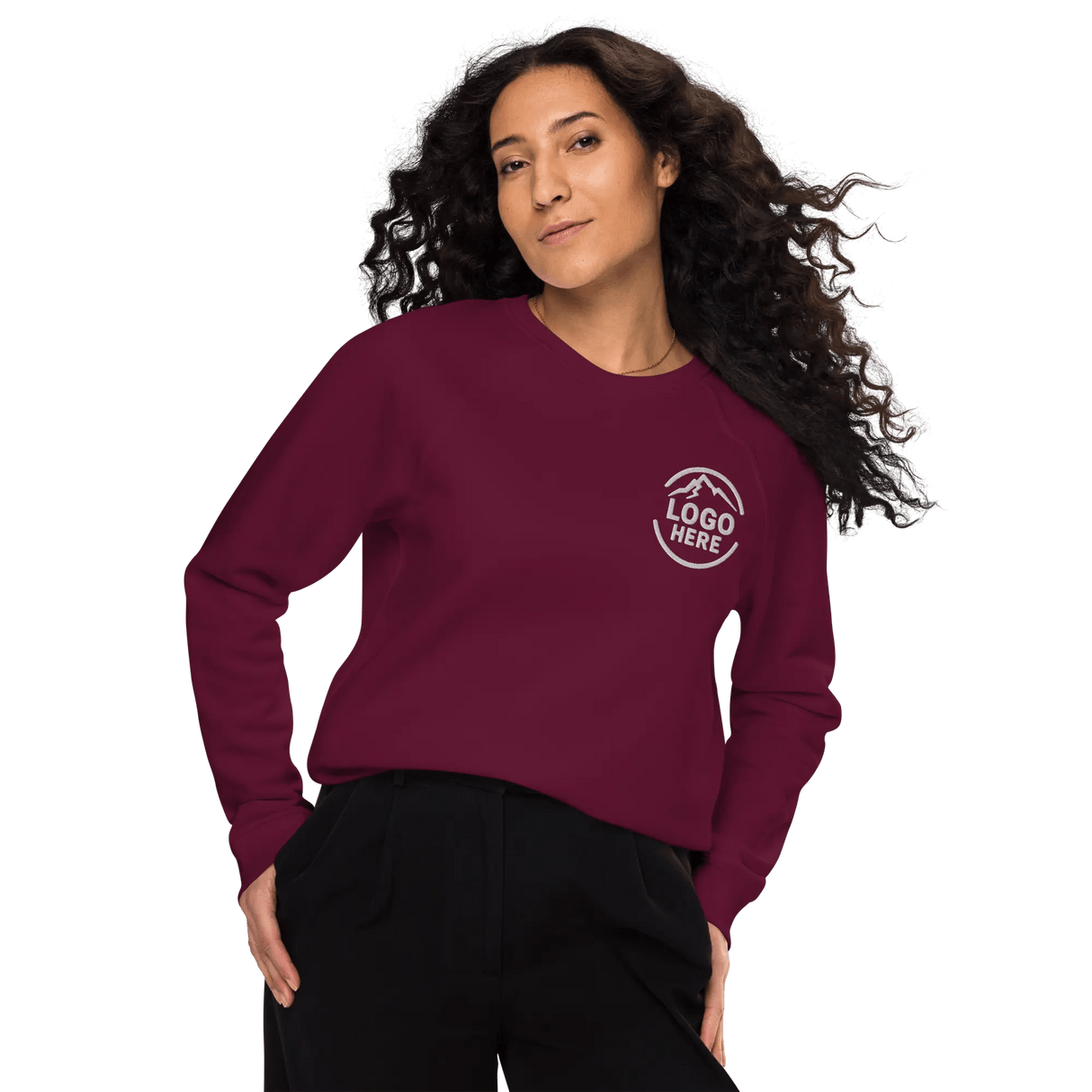 Custom Women's SOL'S Embroidered Organic Cotton Raglan Baseball Shirt - Arklavo
