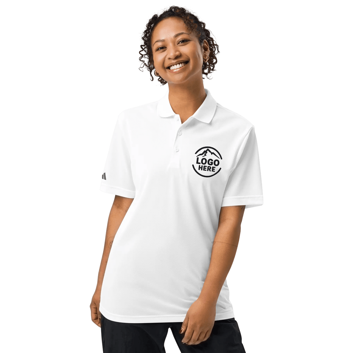 Custom Women's adidas Embroidered Polo Shirt - Arklavo