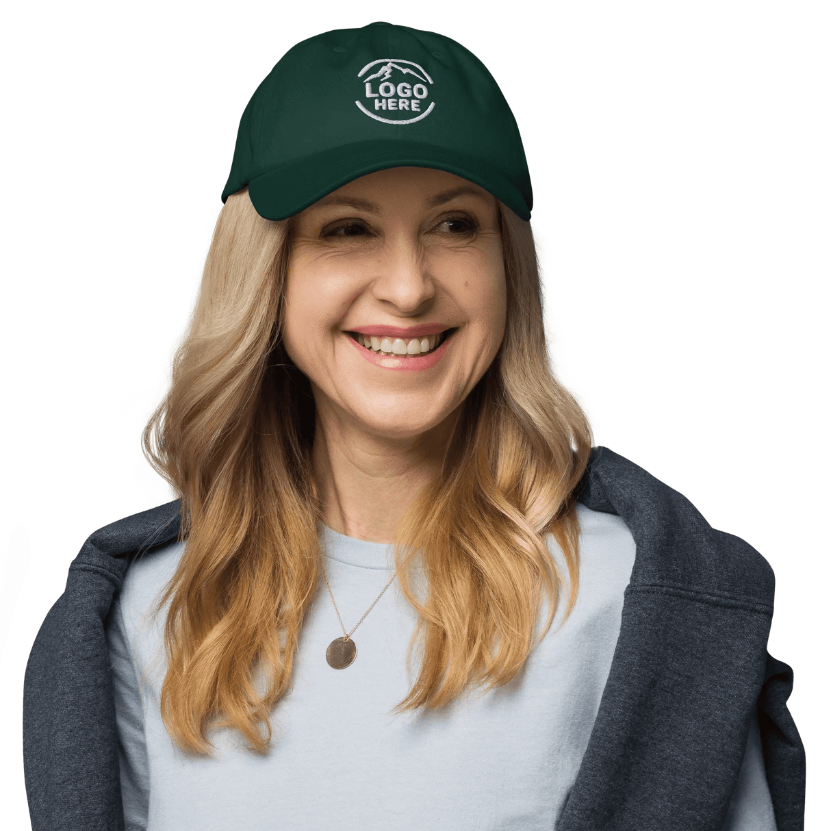 Custom Women's Yupoong Embroidered Dad Hat - Arklavo