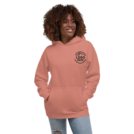 Custom Women's Cotton Heritage Embroidered Pullover Hoodie - Arklavo