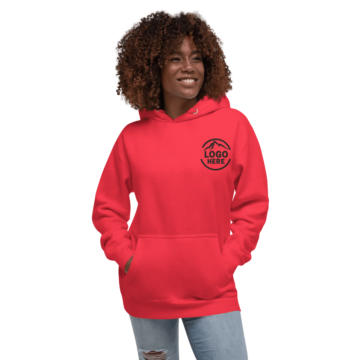 Custom Women's Cotton Heritage Embroidered Pullover Hoodie - Arklavo