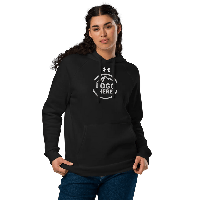 Custom Women's Under Armour Embroidered Performance Pullover Hoodie - Arklavo