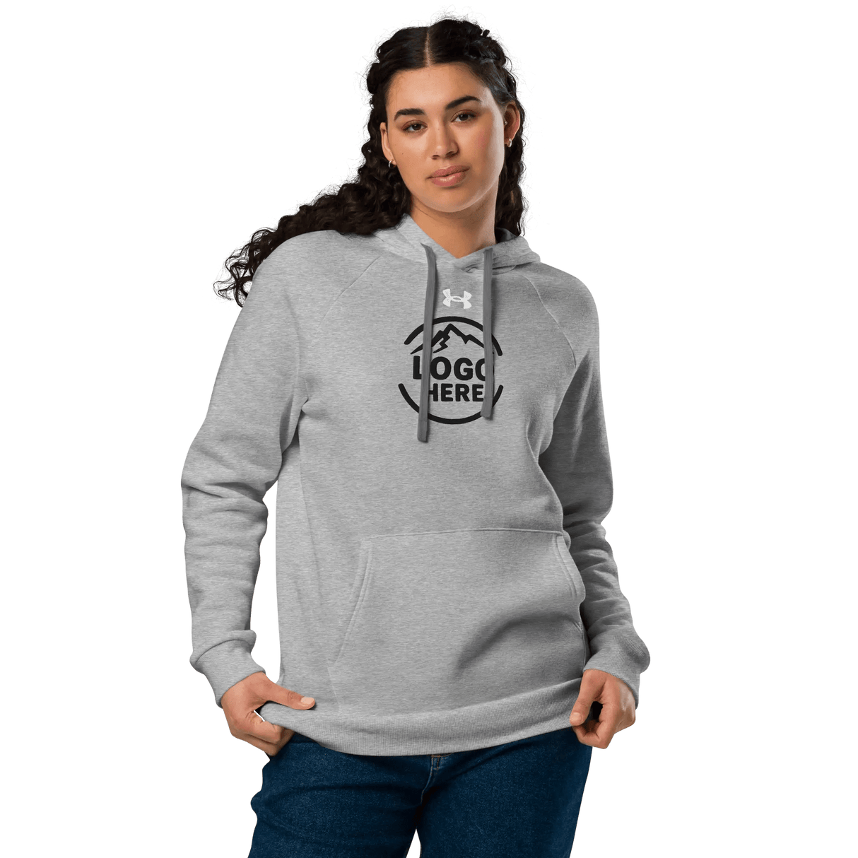 Custom Women's Under Armour Embroidered Performance Pullover Hoodie - Arklavo