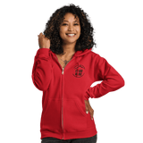 Custom Women's Gildan Printed Heavyweight Zip Hoodie - Arklavo