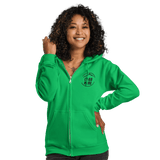 Custom Women's Gildan Printed Heavyweight Zip Hoodie - Arklavo