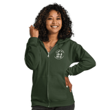 Custom Women's Gildan Printed Heavyweight Zip Hoodie - Arklavo