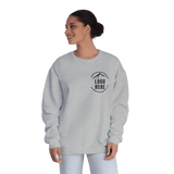 Custom Women's Jerzees Printed Fleece Crewneck Sweatshirt - Arklavo