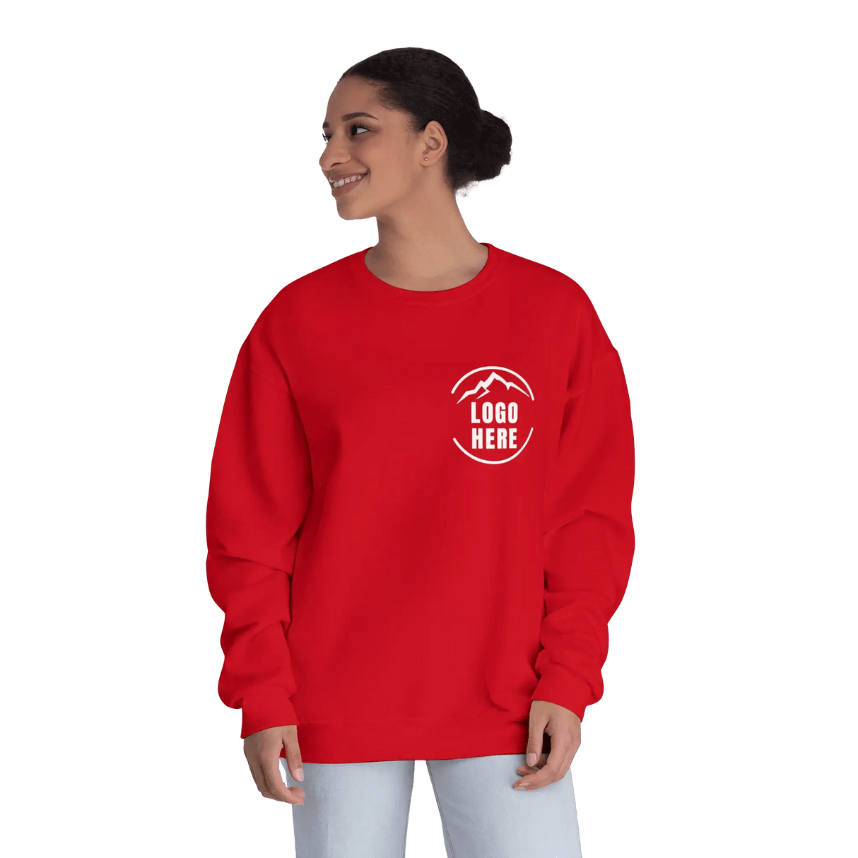 Custom Women's Jerzees Printed Fleece Crewneck Sweatshirt - Arklavo