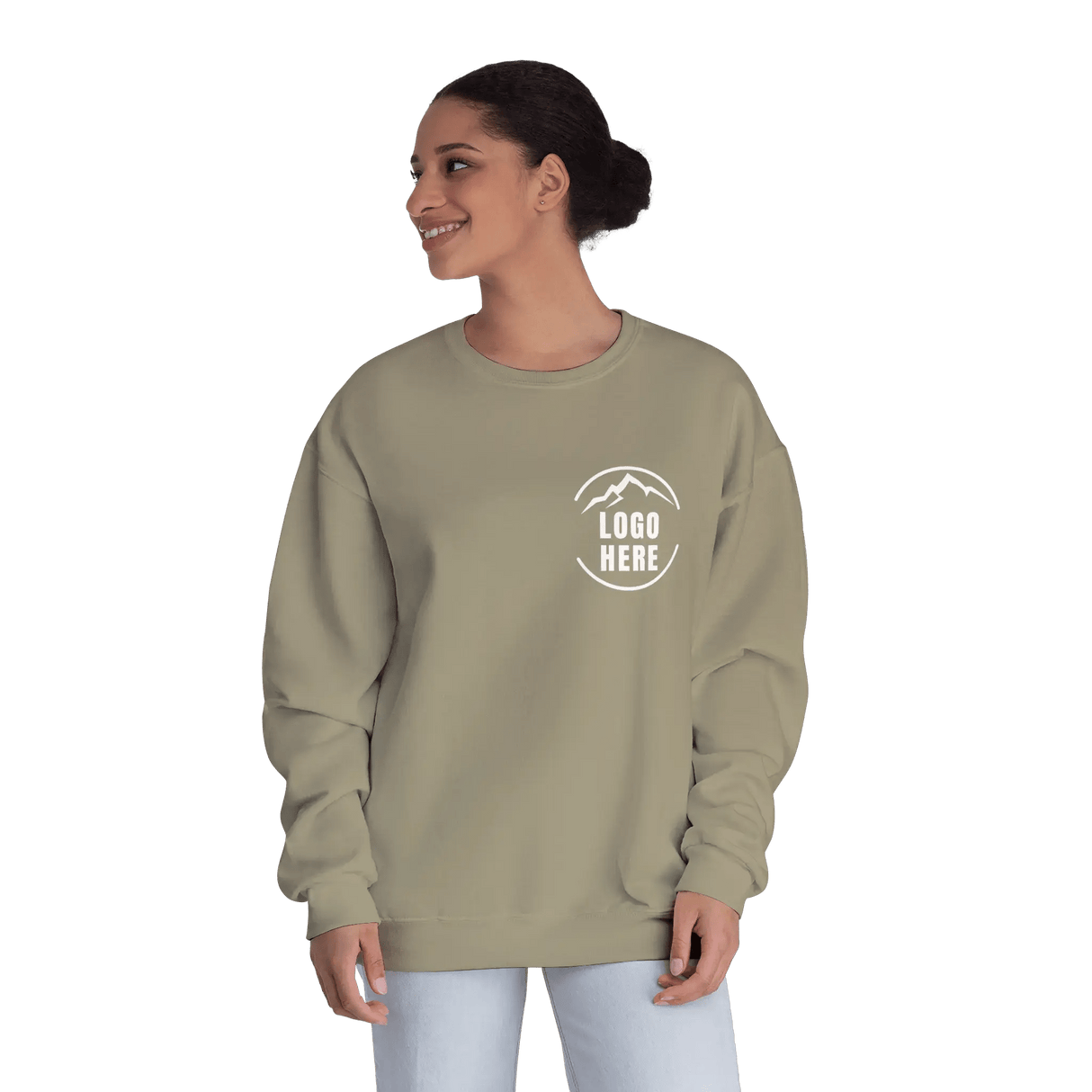 Custom Women's Jerzees Printed Fleece Crewneck Sweatshirt - Arklavo