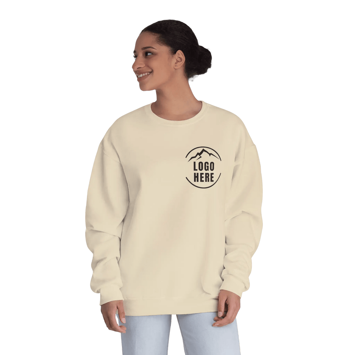 Custom Women's Jerzees Printed Fleece Crewneck Sweatshirt - Arklavo