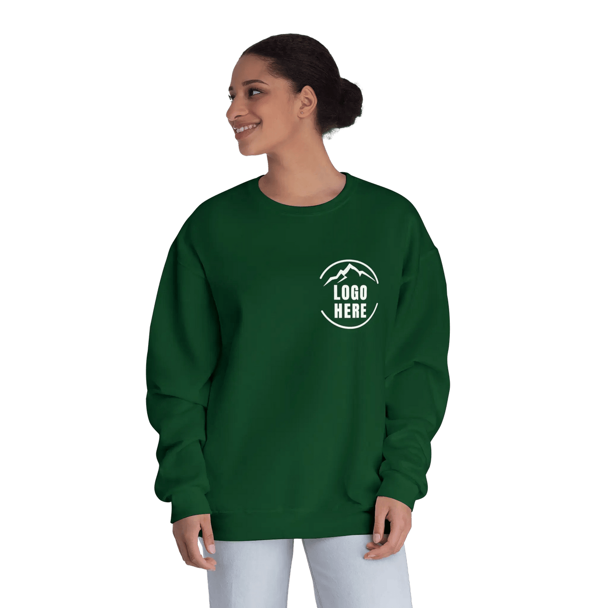 Custom Women's Jerzees Printed Fleece Crewneck Sweatshirt - Arklavo