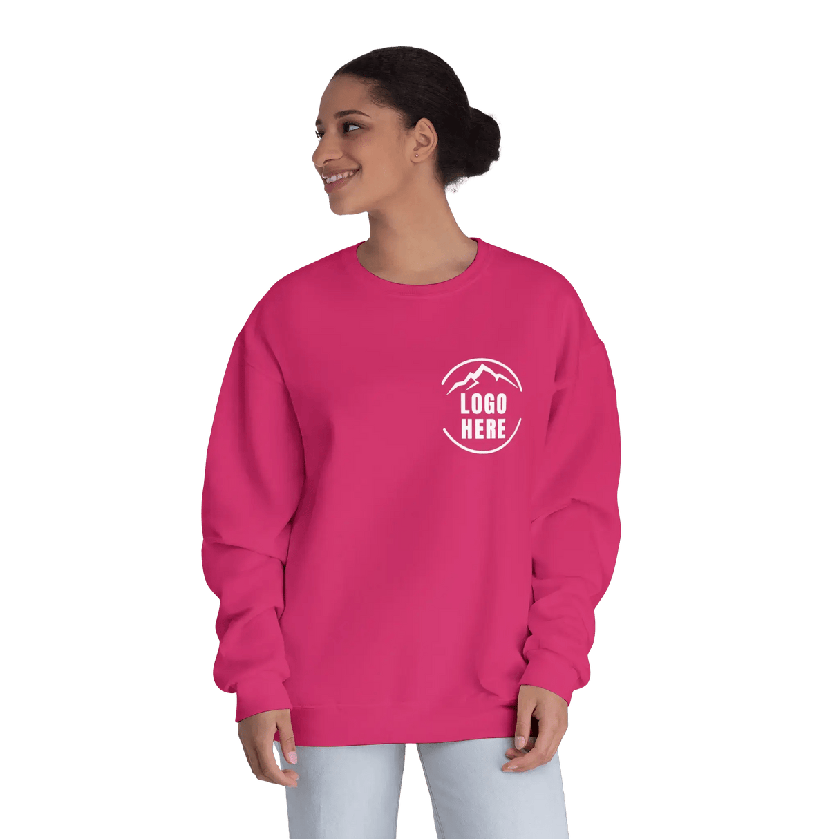 Custom Women's Jerzees Printed Fleece Crewneck Sweatshirt - Arklavo