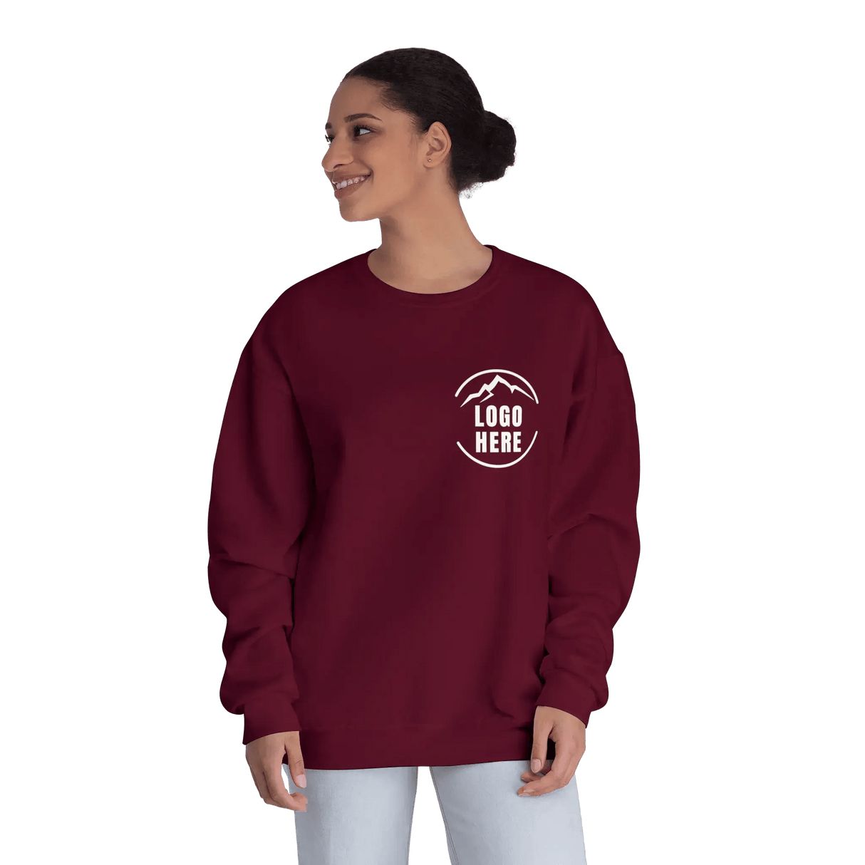 Custom Women's Jerzees Printed Fleece Crewneck Sweatshirt - Arklavo