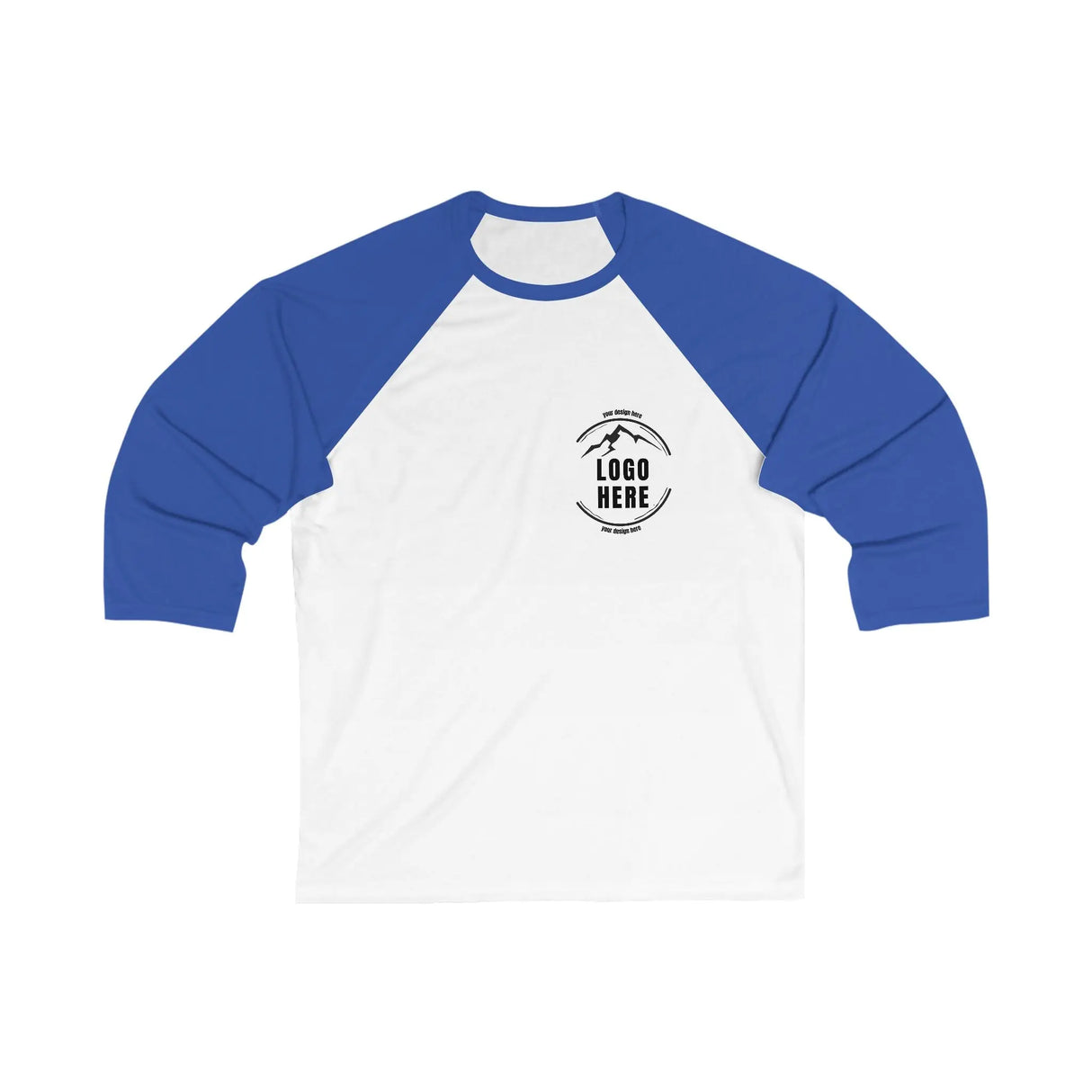 Custom Women's Bella + Canvas Printed 3/4 Sleeve Baseball T-Shirt - Arklavo